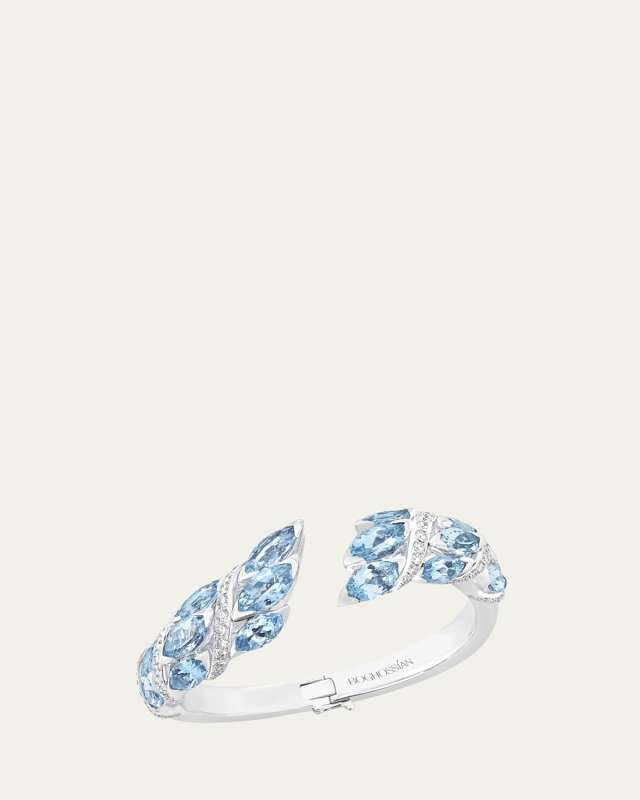 White Gold Palace Voyages Aquamarine Bracelet